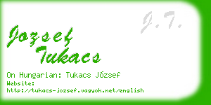 jozsef tukacs business card