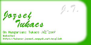 jozsef tukacs business card